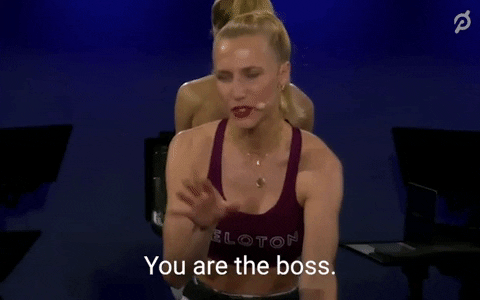 Peloton Instructor You Are The Boss GIF