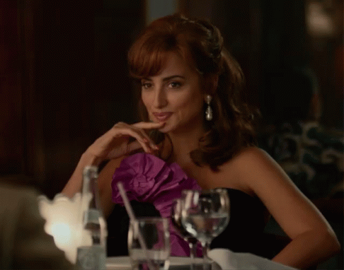 Penelope Cruz Flirting Loving Pablo GIF