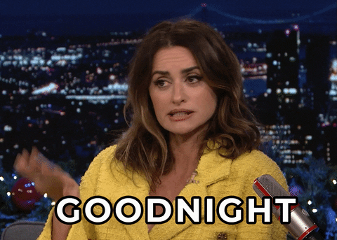 Penelope Cruz Goodnight Fallon Tonight GIF