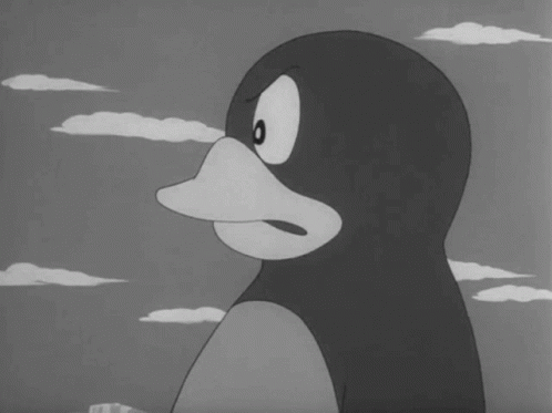 Penguin Having A Bad Aim GIF