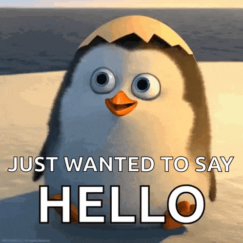 Penguin Hello Gif GIF