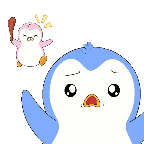 Penguin Holding Baseball Bat