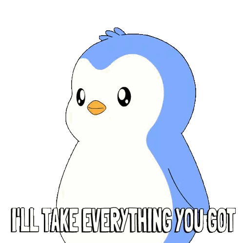 Penguin Holding Credit Card I'll Take Everything