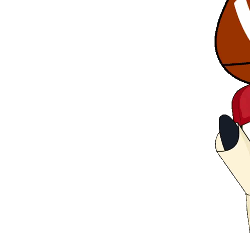Penguin Holding Football
