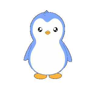 Penguin Holding Merry Christmas Sign
