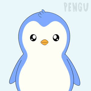 Penguin Holding Roses and I Love You Heart