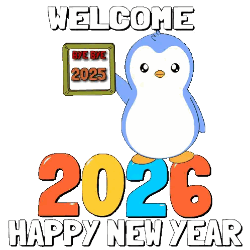 Penguin Holding Welcome 2025 Sign