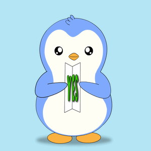 Penguin Holding Yes Sign