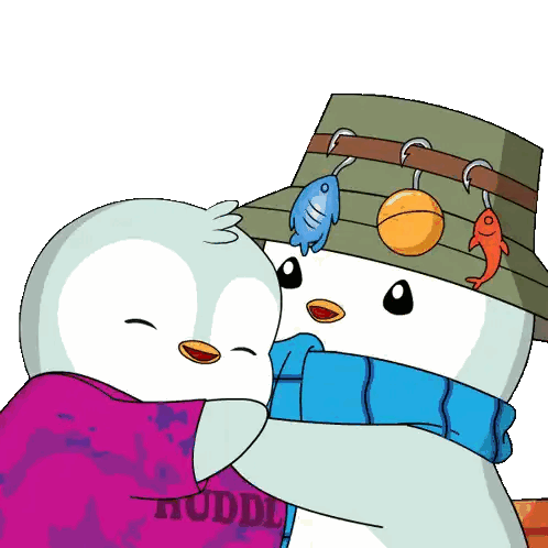 Penguin Hugging Penguin Shirt Huddle
