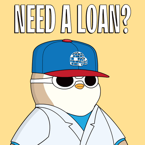 Penguin In Baseball Cap And Sunglasses Saying Need A Loan GIF