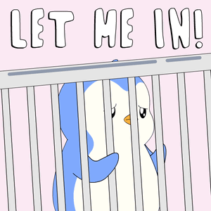 Penguin in Cage Let Me In