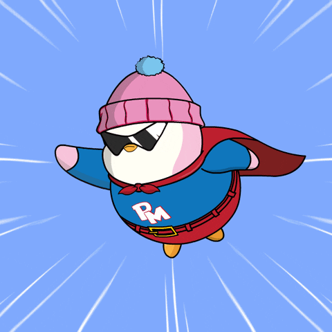 Penguin in Cape and Sunglasses With RM Shirt