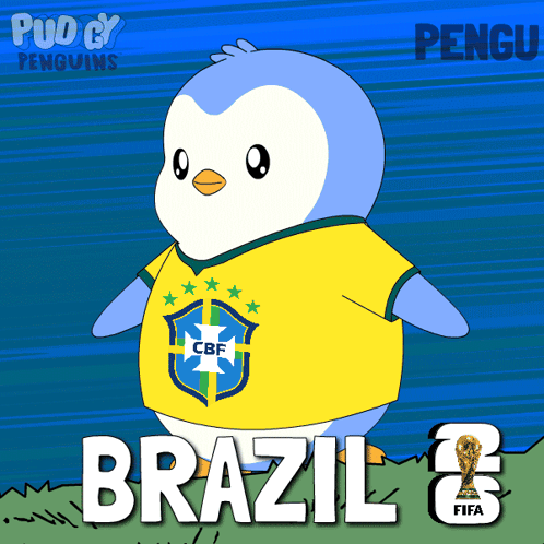 Penguin in CBF Jersey