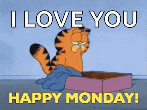 Penguin In Lab Coat Holding Happy Monday Box GIF