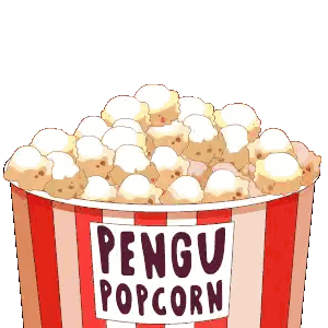 Penguin in Pingu Popcorn Bucket