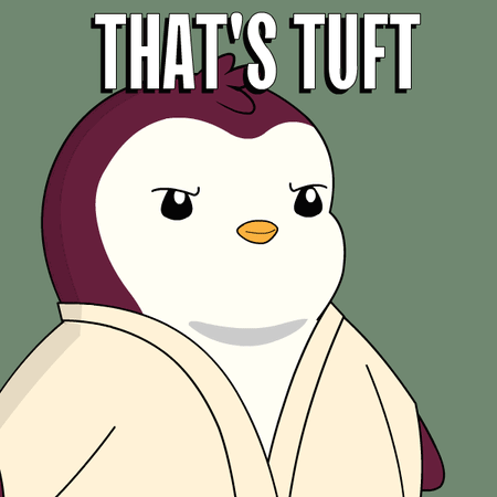 Penguin in Robe With Tuft