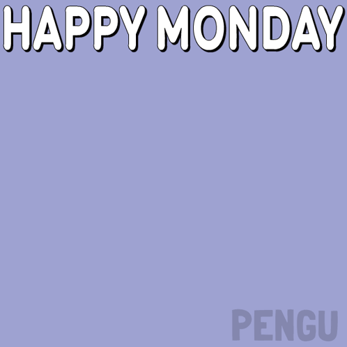 Penguin in Top Hat Happy Monday