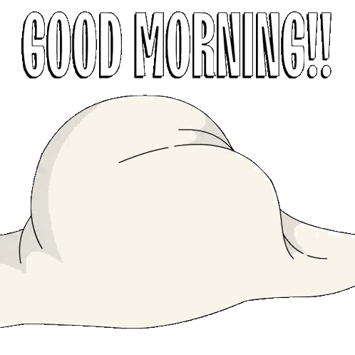 Penguin Lying Under Blanket Good Morning