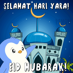 Penguin Mosque Selamat Hari Yara GIF