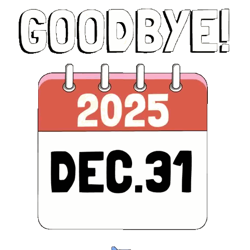 Penguin Next to Goodbye Calendar