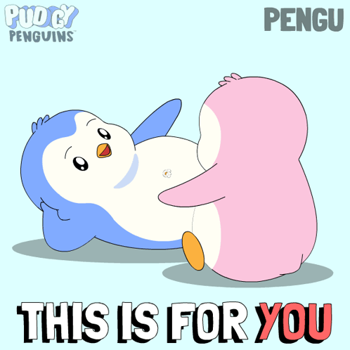 Penguin Next to Machine Saying Whenever I Look at You