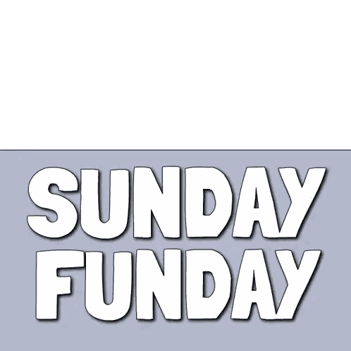 Penguin Peeking Over Sunday Funday Sign
