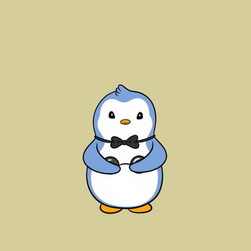 Penguin Runs From The Bomb Explosion GIF