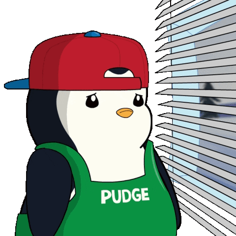 Penguin Sad Looking Out Left Out GIF