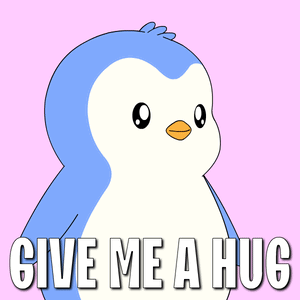 Penguin Saying Give Me a Hug