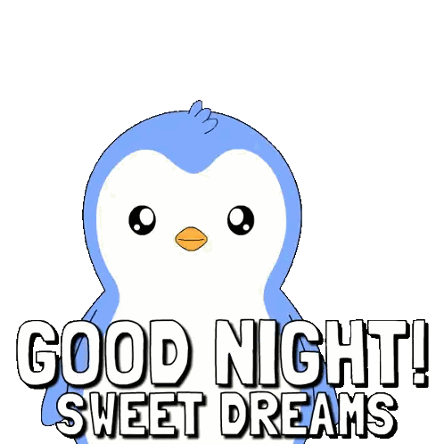 Penguin Saying Good Night