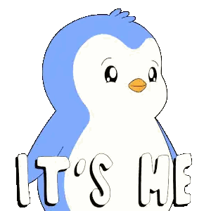 Penguin Saying Its Me