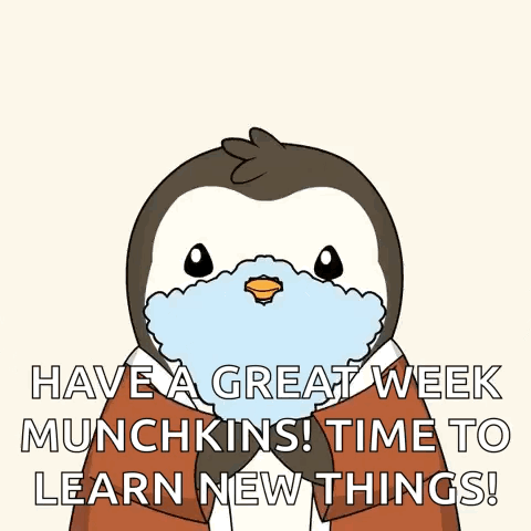 Penguin Saying Monday and Great Week