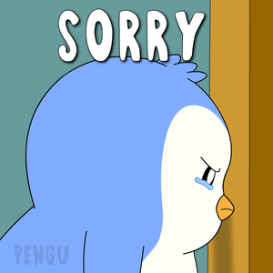 Penguin Saying Sorry