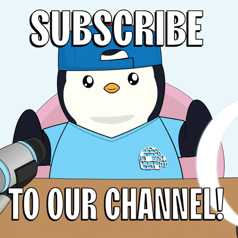 Penguin Saying Subscribe To Our Channel GIF