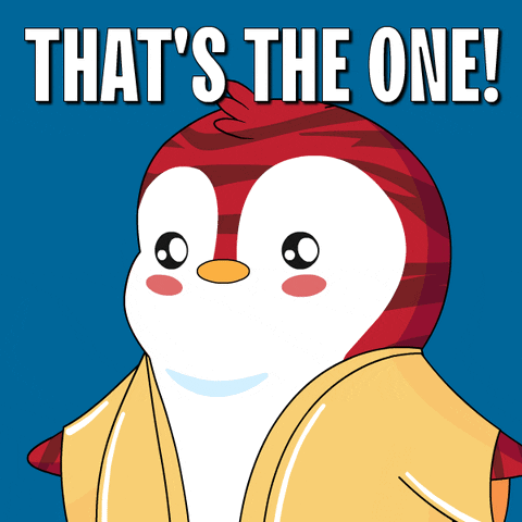 Penguin Saying That's the One