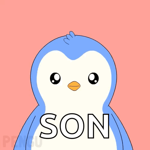 Penguin Says I Love You Son