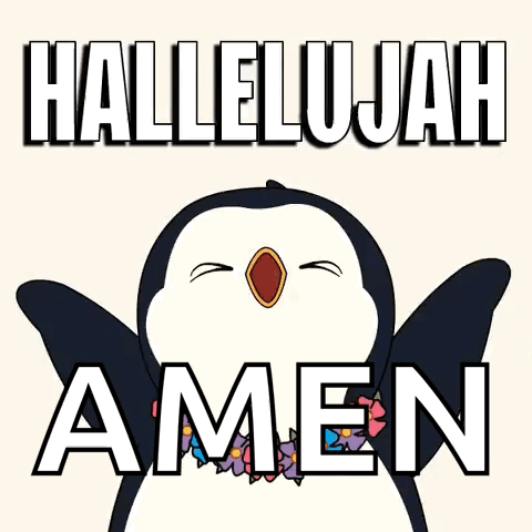 Penguin Screaming Hallelujah Meme GIF