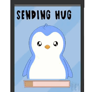 Penguin Sending Hug