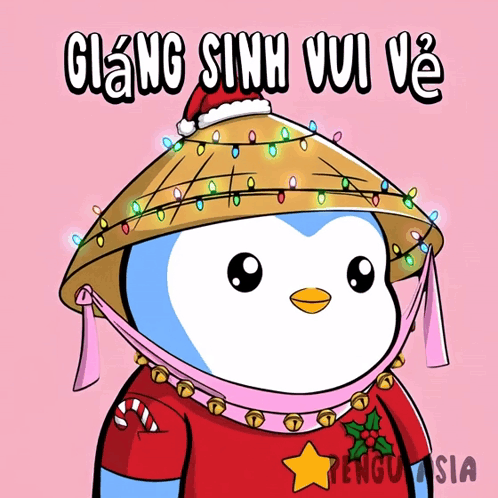 Penguin Singing Into Microphone With Pengu Asia GIF