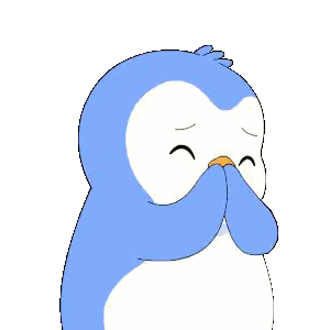 Penguin Surrounded by Ha Ha Ha