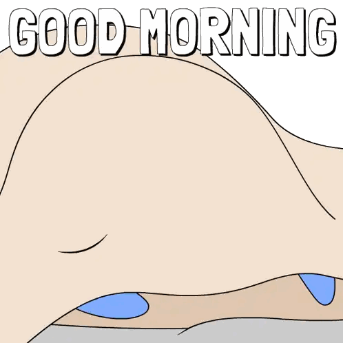 Penguin Under Blanket Good Morning