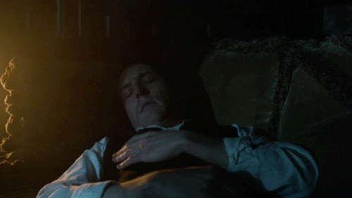 Penguin Waking Up GIF