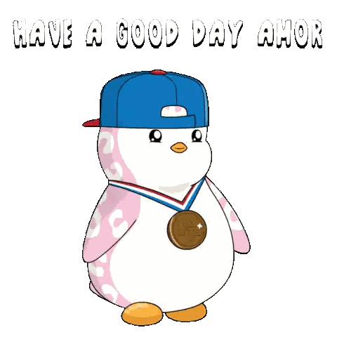 Penguin Wearing Blue Hat and Medal