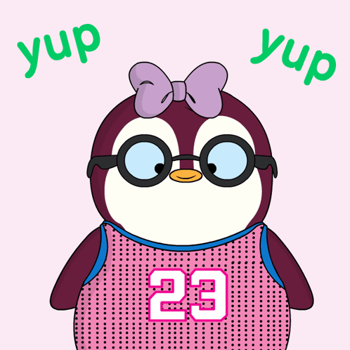 Penguin Wearing Glasses with 23