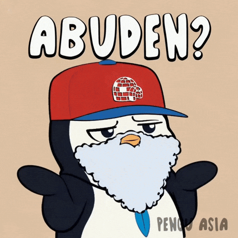 Penguin Wearing Hat Saying Abuden