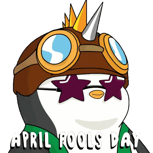 Penguin Wearing Helmet and Goggles