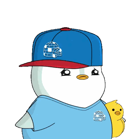 Penguin Wearing Mom Hat