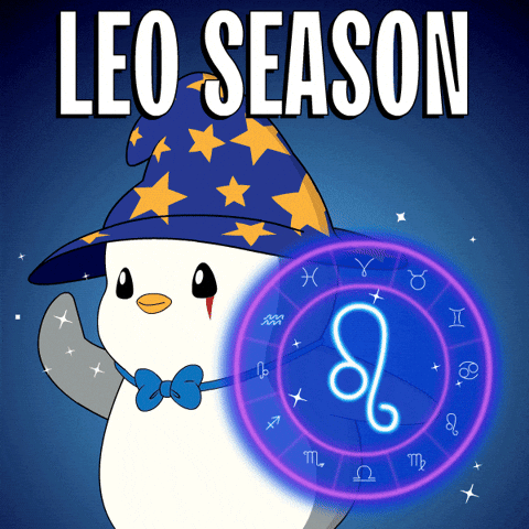 Penguin Witch It's Leo Season GIF