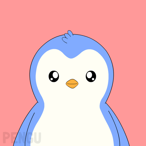 Penguin With Arms Outstretched Saying I Love You GIF