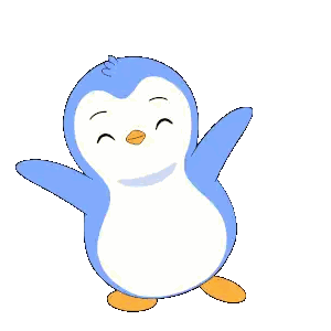 Penguin With Heart In Mouth